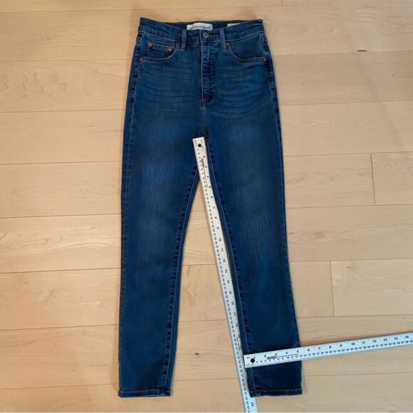 Denim Forum The Lola High Rise Skinny 26L Jeans blue organic blend cotton - Picture 8 of 9